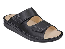 Riad Noir : Chaussures basses pour Homme, pieds sensibles - Finn Comfort