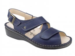 Jersey Bleu: chaussures femme pour pieds sensibles - Finn Comfort