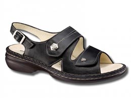Milos Noir: chaussures femme pour pieds sensibles - Finn Comfort