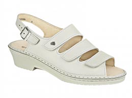 Samos Blanc: chaussures femme pour pieds sensibles - Finn Comfort